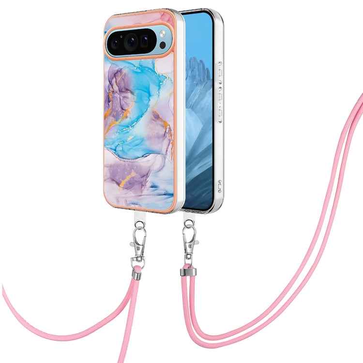 Electroplating IMD TPU Phone Case with Lanyard, For Google Pixel 9 Pro XL, For Google Pixel 9 / 9 Pro, For Google Pixel 8a, For Google Pixel 8 Pro, For Google Pixel 8, For Google Pixel 7a, For Google Pixel 6a