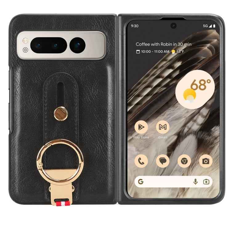 Wristband Leather Back Phone Case, For Google Pixel Fold, For Google Pixel 7a, For Google Pixel 7 Pro, For Google Pixel 7, For Google Pixel 6a, For Google Pixel 6 Pro, For Google Pixel 6