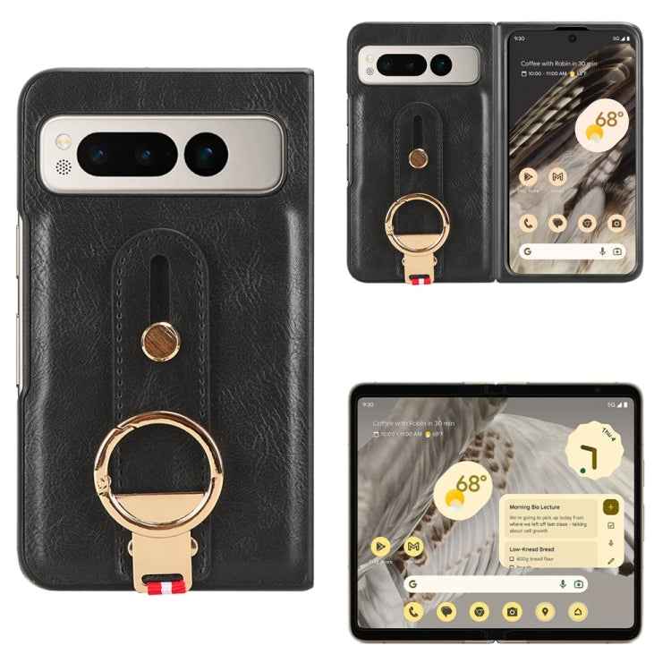 Wristband Leather Back Phone Case, For Google Pixel Fold, For Google Pixel 7a, For Google Pixel 7 Pro, For Google Pixel 7, For Google Pixel 6a, For Google Pixel 6 Pro, For Google Pixel 6
