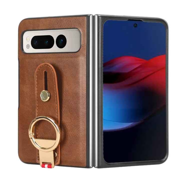 Wristband Leather Back Phone Case, For Google Pixel Fold, For Google Pixel 7a, For Google Pixel 7 Pro, For Google Pixel 7, For Google Pixel 6a, For Google Pixel 6 Pro, For Google Pixel 6