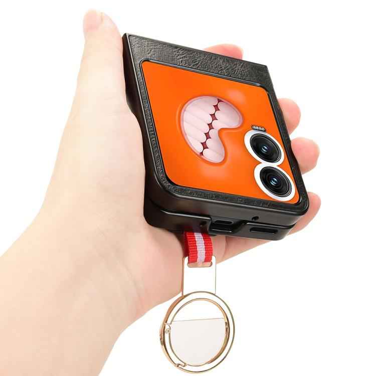 Wristband Leather Back Phone Case, For Tecno Phantom V Flip2, For Tecno Phantom V Fold2, For Tecno Phantom V Fold