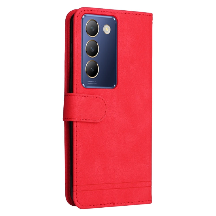 Skin Feel Life Tree Metal Button Leather Phone Case, For vivo Y100 5G IDN / Y200e 5G Global, For vivo Y03 4G, For vivo Y200 / V29e Global, For vivo Y17s, For vivo Y36 4G / 5G Foreign, For vivo Y78 5G Foreign