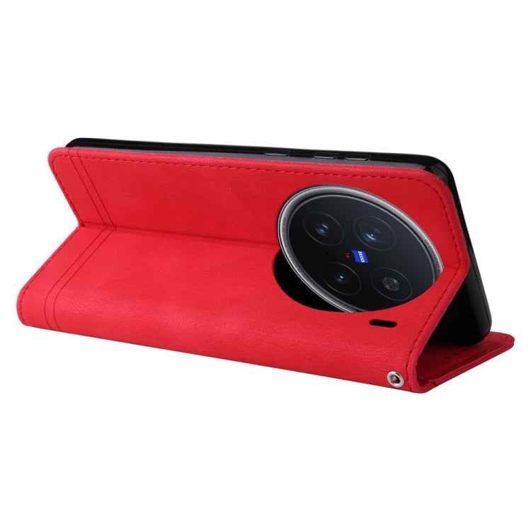 Skin Feel Life Tree Metal Button Leather Phone Case, For vivo X200 Pro, For vivo V40 Lite 4G / 5G IDN, For vivo Y300 Pro, For vivo Y28 4G Global, For vivo Y38 5G / T3x 5G Global, For vivo Y100 5G IDN / Y200e 5G Global, For vivo Y03 4G                  ...