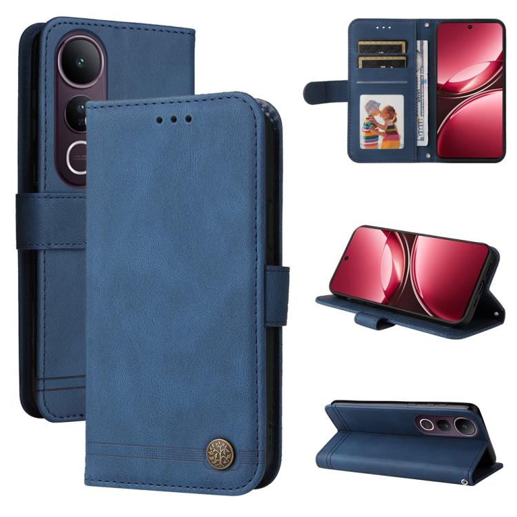 Skin Feel Life Tree Metal Button Leather Phone Case, For vivo Y500 Pro 5G, For vivo X300 Pro, For vivo X300, For vivo V60 Lite 4G / 5G, For vivo Y31 5G 2025, For vivo Y400 5G, For vivo V60 5G Global, For vivo Y400 Pro 5G / V40e / iQOO Z9s              ...