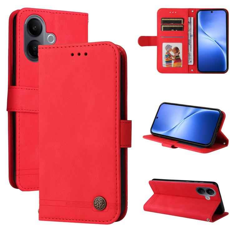 Skin Feel Life Tree Metal Button Leather Phone Case, For vivo Y500 Pro 5G, For vivo X300 Pro, For vivo X300, For vivo V60 Lite 4G / 5G, For vivo Y31 5G 2025, For vivo Y400 5G, For vivo V60 5G Global, For vivo Y400 Pro 5G / V40e / iQOO Z9s              ...