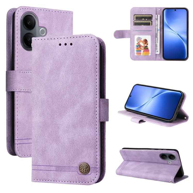 Skin Feel Life Tree Metal Button Leather Phone Case, For vivo Y500 Pro 5G, For vivo X300 Pro, For vivo X300, For vivo V60 Lite 4G / 5G, For vivo Y31 5G 2025, For vivo Y400 5G, For vivo V60 5G Global, For vivo Y400 Pro 5G / V40e / iQOO Z9s              ...