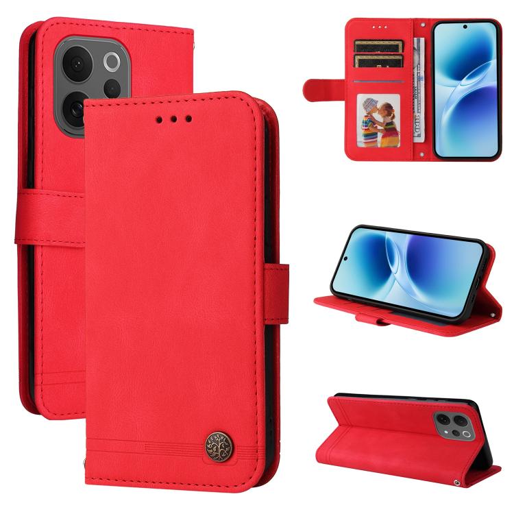 Skin Feel Life Tree Metal Button Leather Phone Case, For vivo Y600 Pro 5G, For vivo Y21 5G 2026 / vivo Y05 4G, For vivo V70 FE 5G, For vivo S50 5G / V70 5G, For vivo Y500 Pro 5G, For vivo X300 Pro, For vivo X300, For vivo V60 Lite 4G / 5G              ...