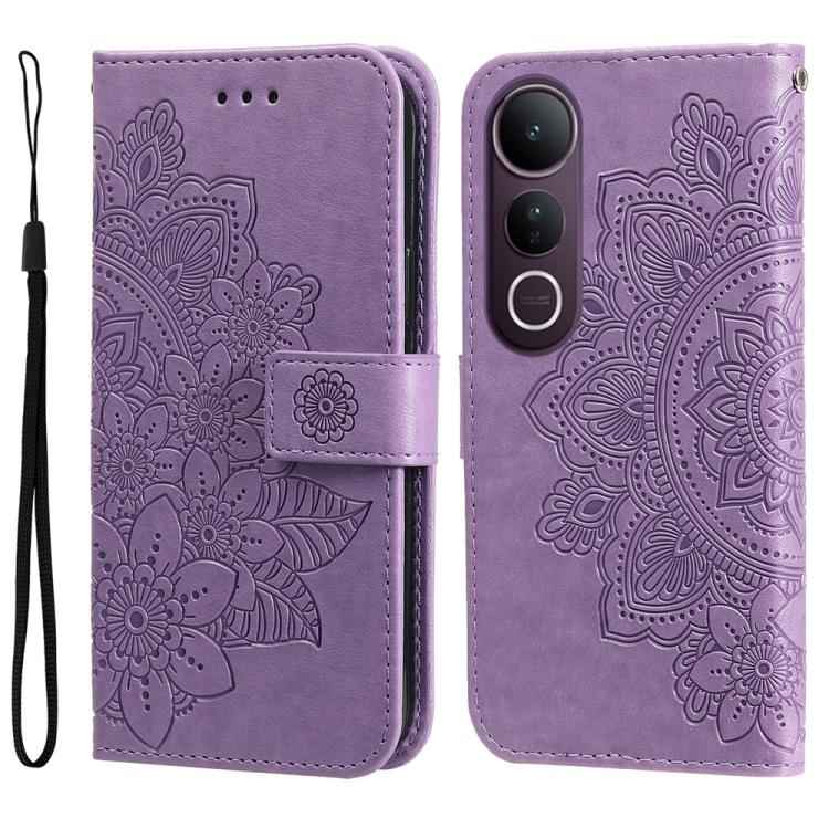Seven-petal Flowers Embossing Leather Phone Case, For vivo Y500 Pro 5G, For vivo X300 Pro, For vivo X300, For vivo V60 Lite 4G / 5G, For vivo Y31 5G 2025, For vivo Y400 5G, For vivo V60 5G Global, For vivo Y400 Pro 5G / V40e / iQOO Z9s                 ...