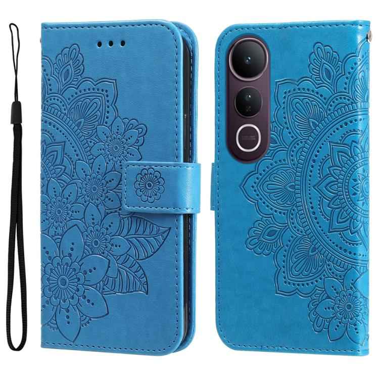 Seven-petal Flowers Embossing Leather Phone Case, For vivo Y500 Pro 5G, For vivo X300 Pro, For vivo X300, For vivo V60 Lite 4G / 5G, For vivo Y31 5G 2025, For vivo Y400 5G, For vivo V60 5G Global, For vivo Y400 Pro 5G / V40e / iQOO Z9s                 ...
