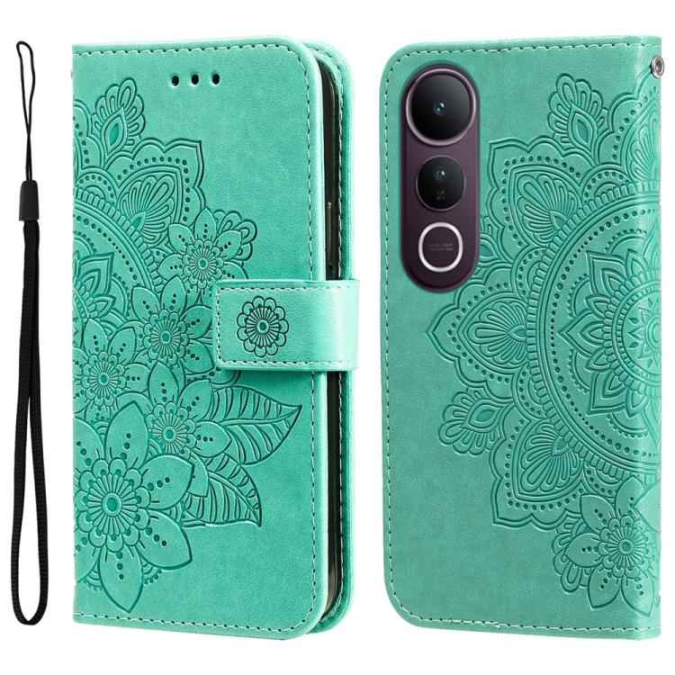 Seven-petal Flowers Embossing Leather Phone Case, For vivo Y500 Pro 5G, For vivo X300 Pro, For vivo X300, For vivo V60 Lite 4G / 5G, For vivo Y31 5G 2025, For vivo Y400 5G, For vivo V60 5G Global, For vivo Y400 Pro 5G / V40e / iQOO Z9s                 ...