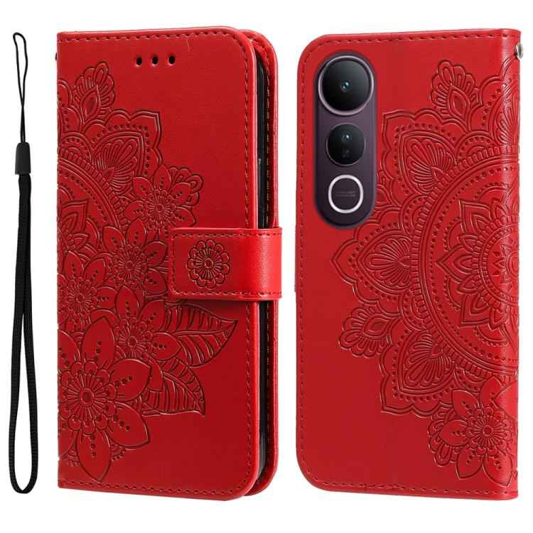 Seven-petal Flowers Embossing Leather Phone Case, For vivo Y500 Pro 5G, For vivo X300 Pro, For vivo X300, For vivo V60 Lite 4G / 5G, For vivo Y31 5G 2025, For vivo Y400 5G, For vivo V60 5G Global, For vivo Y400 Pro 5G / V40e / iQOO Z9s                 ...