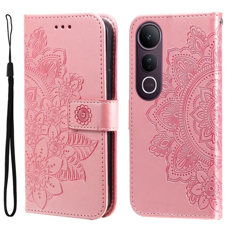 Seven-petal Flowers Embossing Leather Phone Case, For vivo Y500 Pro 5G, For vivo X300 Pro, For vivo X300, For vivo V60 Lite 4G / 5G, For vivo Y31 5G 2025, For vivo Y400 5G, For vivo V60 5G Global, For vivo Y400 Pro 5G / V40e / iQOO Z9s                 ...