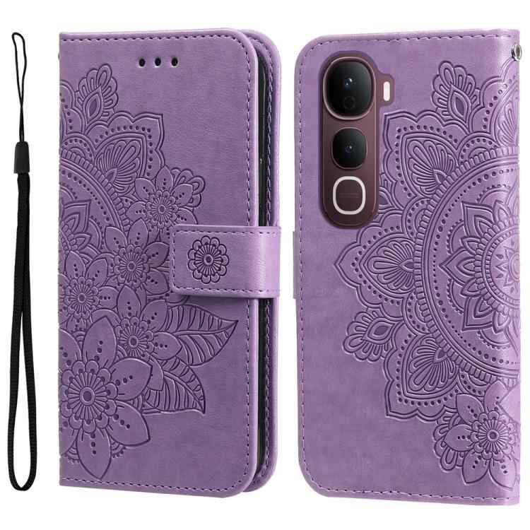 Seven-petal Flowers Embossing Leather Phone Case, For vivo Y500 Pro 5G, For vivo X300 Pro, For vivo X300, For vivo V60 Lite 4G / 5G, For vivo Y31 5G 2025, For vivo Y400 5G, For vivo V60 5G Global, For vivo Y400 Pro 5G / V40e / iQOO Z9s                 ...
