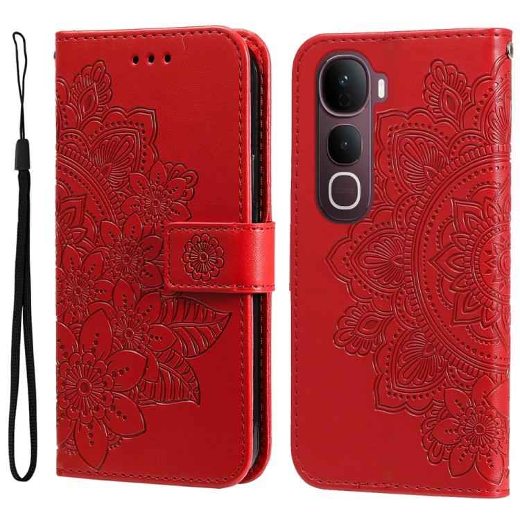Seven-petal Flowers Embossing Leather Phone Case, For vivo Y500 Pro 5G, For vivo X300 Pro, For vivo X300, For vivo V60 Lite 4G / 5G, For vivo Y31 5G 2025, For vivo Y400 5G, For vivo V60 5G Global, For vivo Y400 Pro 5G / V40e / iQOO Z9s                 ...