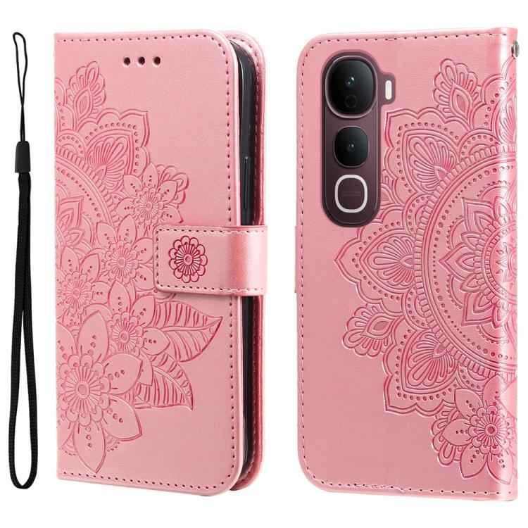 Seven-petal Flowers Embossing Leather Phone Case, For vivo Y500 Pro 5G, For vivo X300 Pro, For vivo X300, For vivo V60 Lite 4G / 5G, For vivo Y31 5G 2025, For vivo Y400 5G, For vivo V60 5G Global, For vivo Y400 Pro 5G / V40e / iQOO Z9s                 ...