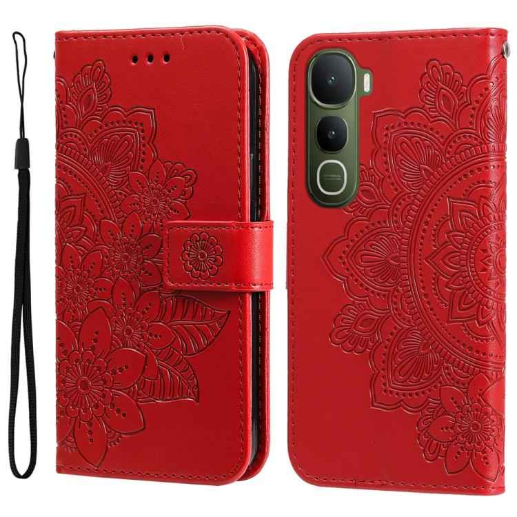Seven-petal Flowers Embossing Leather Phone Case, For vivo Y500 Pro 5G, For vivo X300 Pro, For vivo X300, For vivo V60 Lite 4G / 5G, For vivo Y31 5G 2025, For vivo Y400 5G, For vivo V60 5G Global, For vivo Y400 Pro 5G / V40e / iQOO Z9s                 ...