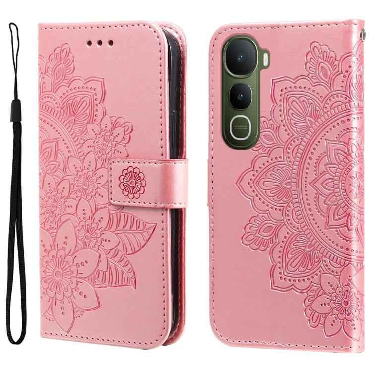 Seven-petal Flowers Embossing Leather Phone Case, For vivo Y500 Pro 5G, For vivo X300 Pro, For vivo X300, For vivo V60 Lite 4G / 5G, For vivo Y31 5G 2025, For vivo Y400 5G, For vivo V60 5G Global, For vivo Y400 Pro 5G / V40e / iQOO Z9s                 ...