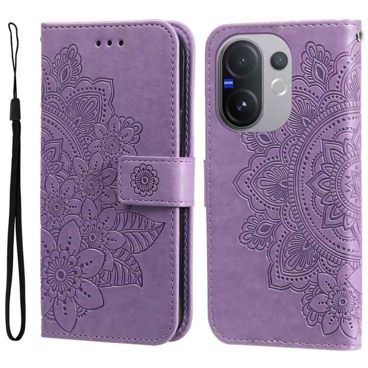 Seven-petal Flowers Embossing Leather Phone Case, For vivo Y500 Pro 5G, For vivo X300 Pro, For vivo X300, For vivo V60 Lite 4G / 5G, For vivo Y31 5G 2025, For vivo Y400 5G, For vivo V60 5G Global, For vivo Y400 Pro 5G / V40e / iQOO Z9s                 ...
