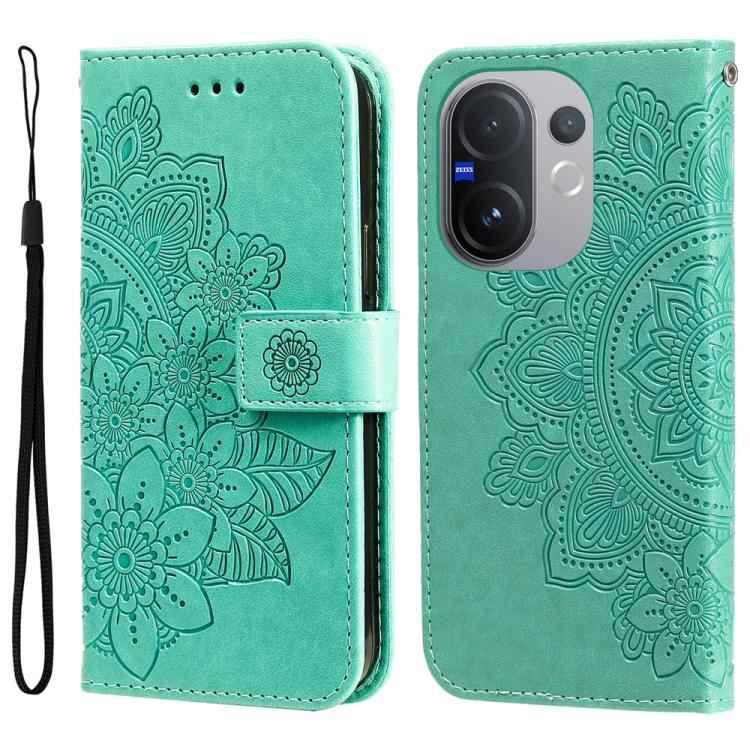 Seven-petal Flowers Embossing Leather Phone Case, For vivo Y500 Pro 5G, For vivo X300 Pro, For vivo X300, For vivo V60 Lite 4G / 5G, For vivo Y31 5G 2025, For vivo Y400 5G, For vivo V60 5G Global, For vivo Y400 Pro 5G / V40e / iQOO Z9s                 ...