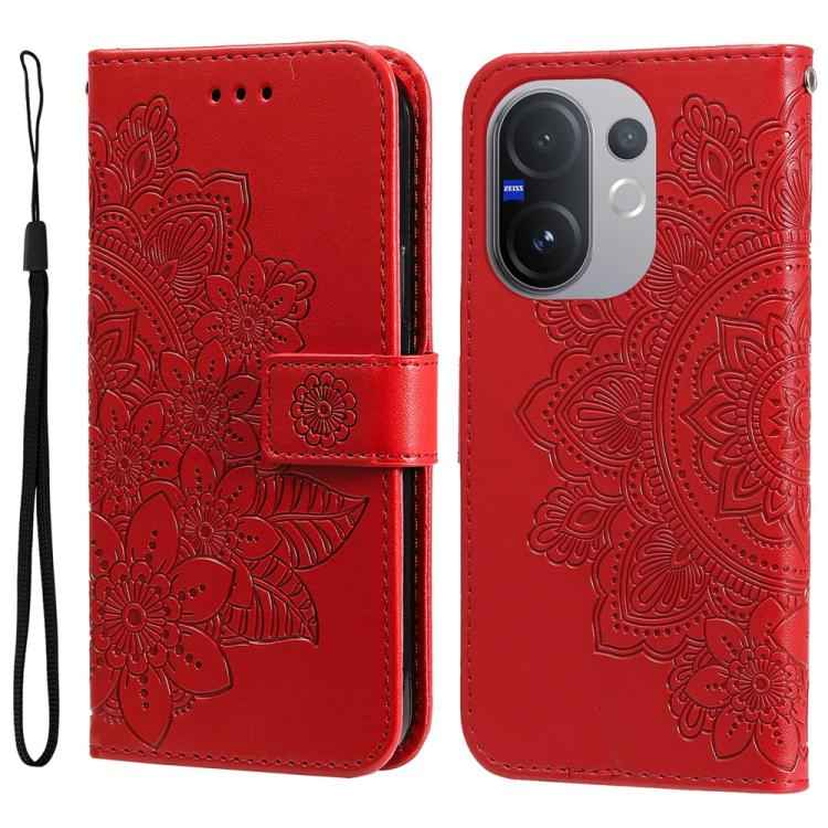 Seven-petal Flowers Embossing Leather Phone Case, For vivo Y500 Pro 5G, For vivo X300 Pro, For vivo X300, For vivo V60 Lite 4G / 5G, For vivo Y31 5G 2025, For vivo Y400 5G, For vivo V60 5G Global, For vivo Y400 Pro 5G / V40e / iQOO Z9s                 ...