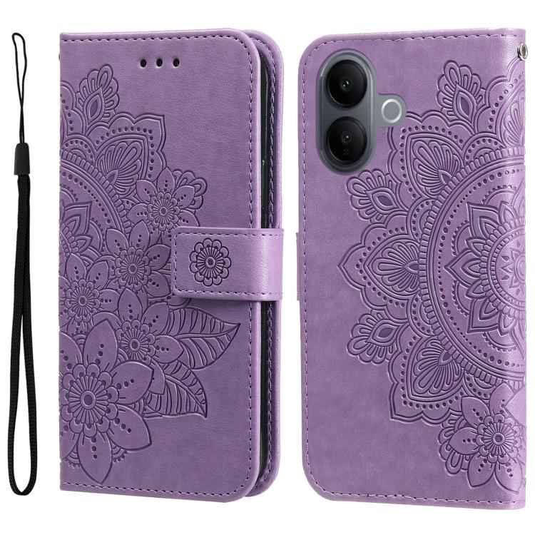 Seven-petal Flowers Embossing Leather Phone Case, For vivo Y500 Pro 5G, For vivo X300 Pro, For vivo X300, For vivo V60 Lite 4G / 5G, For vivo Y31 5G 2025, For vivo Y400 5G, For vivo V60 5G Global, For vivo Y400 Pro 5G / V40e / iQOO Z9s                 ...