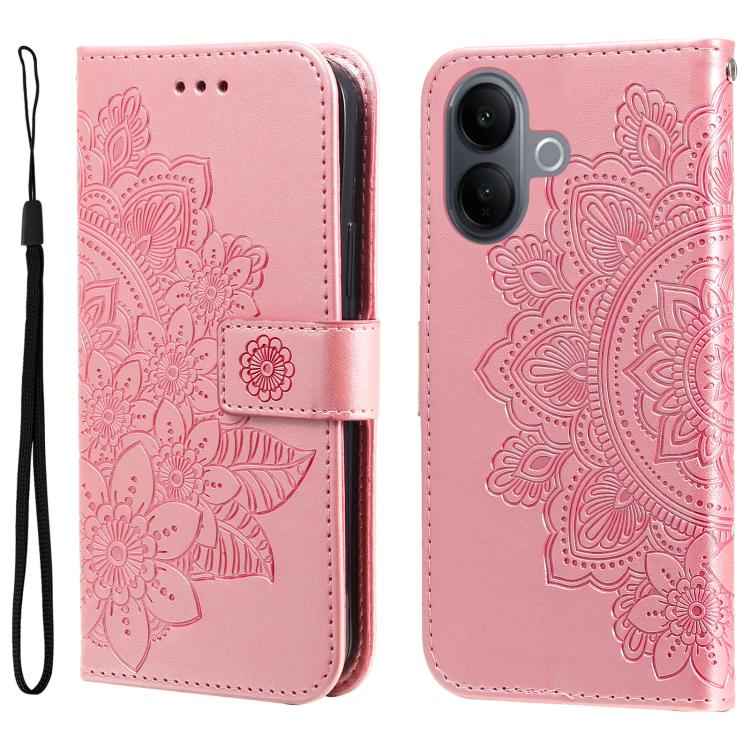 Seven-petal Flowers Embossing Leather Phone Case, For vivo Y500 Pro 5G, For vivo X300 Pro, For vivo X300, For vivo V60 Lite 4G / 5G, For vivo Y31 5G 2025, For vivo Y400 5G, For vivo V60 5G Global, For vivo Y400 Pro 5G / V40e / iQOO Z9s                 ...