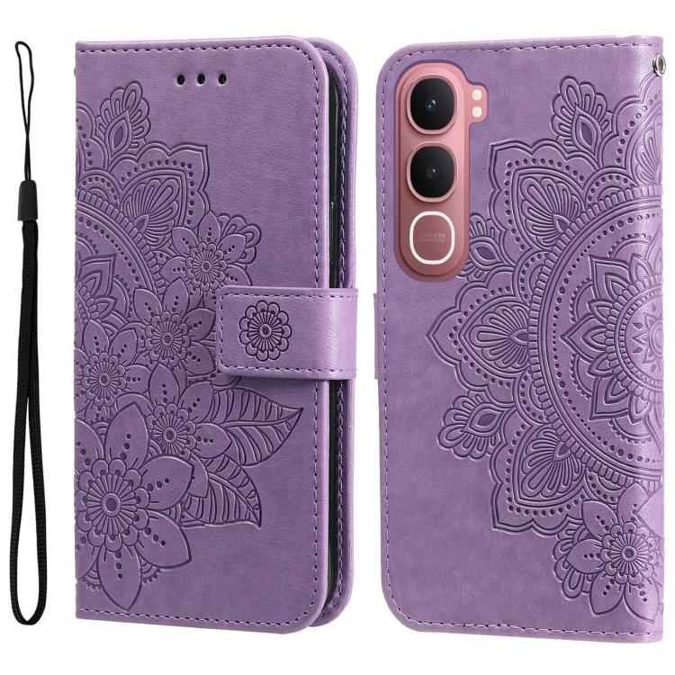 Seven-petal Flowers Embossing Leather Phone Case, For vivo Y500 Pro 5G, For vivo X300 Pro, For vivo X300, For vivo V60 Lite 4G / 5G, For vivo Y31 5G 2025, For vivo Y400 5G, For vivo V60 5G Global, For vivo Y400 Pro 5G / V40e / iQOO Z9s                 ...