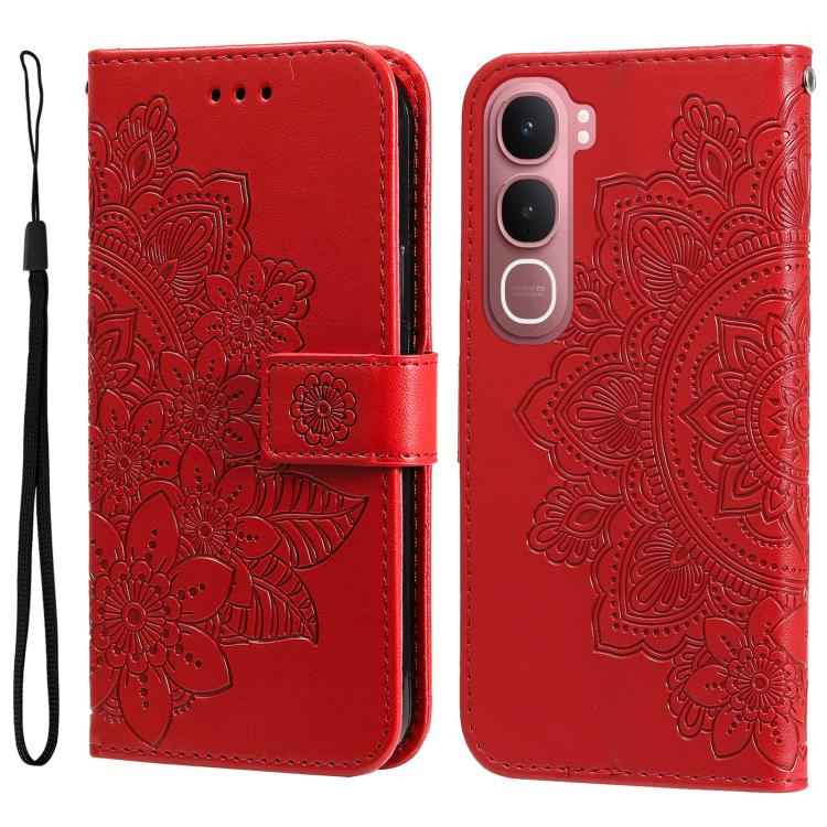 Seven-petal Flowers Embossing Leather Phone Case, For vivo Y500 Pro 5G, For vivo X300 Pro, For vivo X300, For vivo V60 Lite 4G / 5G, For vivo Y31 5G 2025, For vivo Y400 5G, For vivo V60 5G Global, For vivo Y400 Pro 5G / V40e / iQOO Z9s                 ...