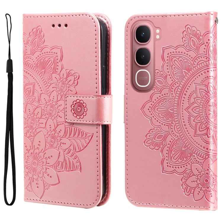 Seven-petal Flowers Embossing Leather Phone Case, For vivo Y500 Pro 5G, For vivo X300 Pro, For vivo X300, For vivo V60 Lite 4G / 5G, For vivo Y31 5G 2025, For vivo Y400 5G, For vivo V60 5G Global, For vivo Y400 Pro 5G / V40e / iQOO Z9s                 ...