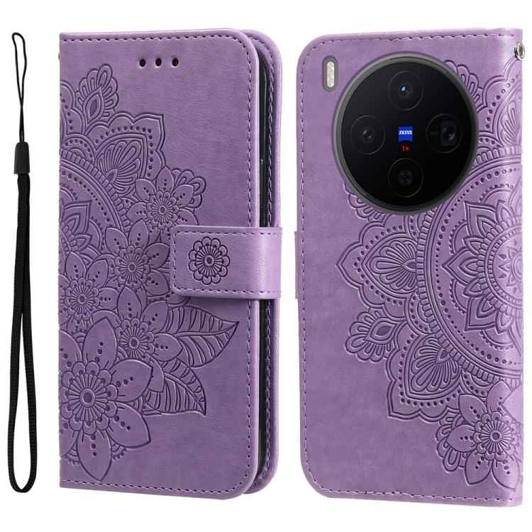 Seven-petal Flowers Embossing Leather Phone Case, For vivo Y500 Pro 5G, For vivo X300 Pro, For vivo X300, For vivo V60 Lite 4G / 5G, For vivo Y31 5G 2025, For vivo Y400 5G, For vivo V60 5G Global, For vivo Y400 Pro 5G / V40e / iQOO Z9s                 ...