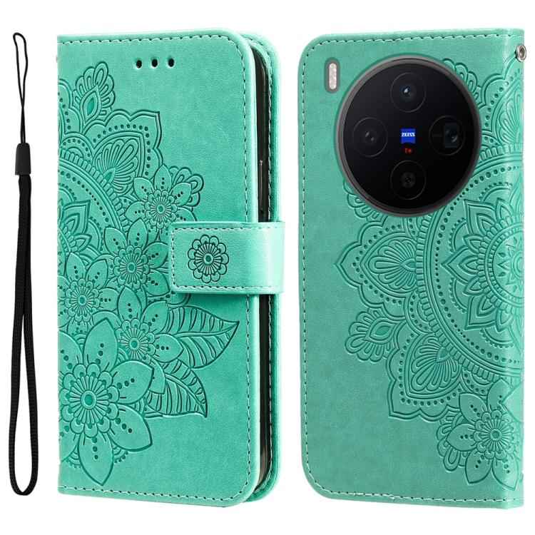 Seven-petal Flowers Embossing Leather Phone Case, For vivo Y500 Pro 5G, For vivo X300 Pro, For vivo X300, For vivo V60 Lite 4G / 5G, For vivo Y31 5G 2025, For vivo Y400 5G, For vivo V60 5G Global, For vivo Y400 Pro 5G / V40e / iQOO Z9s                 ...