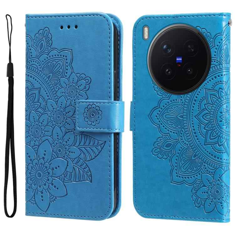 Seven-petal Flowers Embossing Leather Phone Case, For vivo Y500 Pro 5G, For vivo X300 Pro, For vivo X300, For vivo V60 Lite 4G / 5G, For vivo Y31 5G 2025, For vivo Y400 5G, For vivo V60 5G Global, For vivo Y400 Pro 5G / V40e / iQOO Z9s                 ...