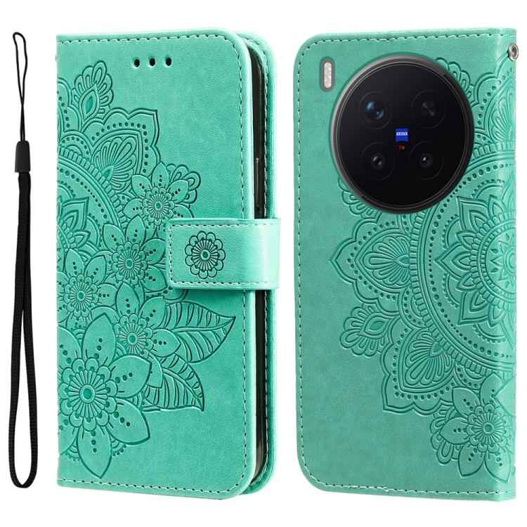 Seven-petal Flowers Embossing Leather Phone Case, For vivo Y500 Pro 5G, For vivo X300 Pro, For vivo X300, For vivo V60 Lite 4G / 5G, For vivo Y31 5G 2025, For vivo Y400 5G, For vivo V60 5G Global, For vivo Y400 Pro 5G / V40e / iQOO Z9s                 ...