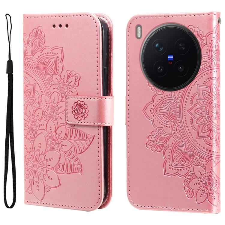 Seven-petal Flowers Embossing Leather Phone Case, For vivo Y500 Pro 5G, For vivo X300 Pro, For vivo X300, For vivo V60 Lite 4G / 5G, For vivo Y31 5G 2025, For vivo Y400 5G, For vivo V60 5G Global, For vivo Y400 Pro 5G / V40e / iQOO Z9s                 ...