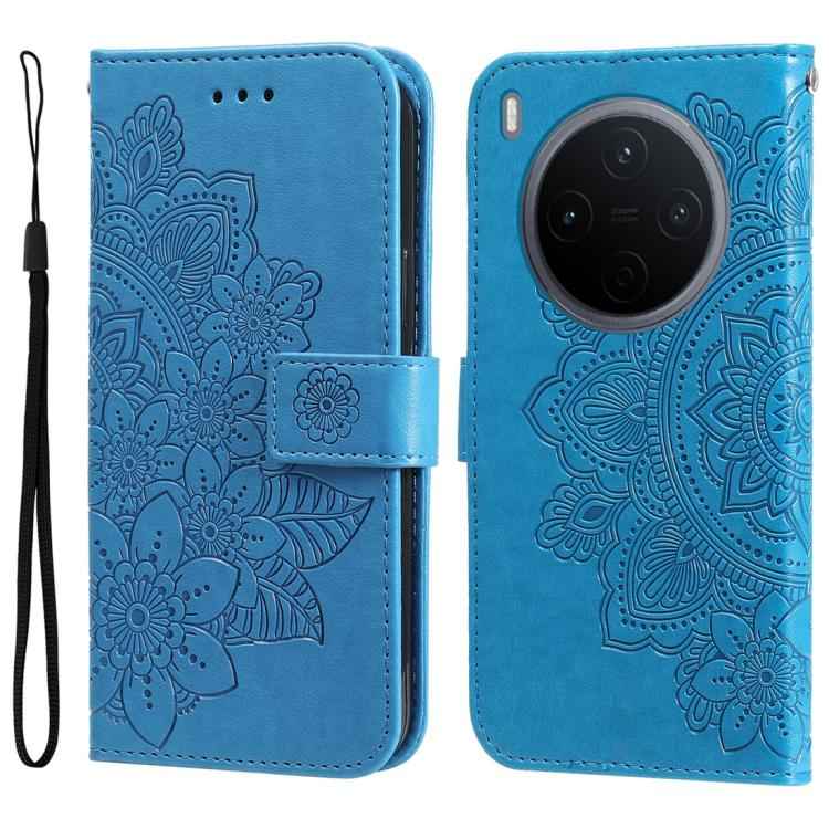 Seven-petal Flowers Embossing Leather Phone Case, For vivo Y500 Pro 5G, For vivo X300 Pro, For vivo X300, For vivo V60 Lite 4G / 5G, For vivo Y31 5G 2025, For vivo Y400 5G, For vivo V60 5G Global, For vivo Y400 Pro 5G / V40e / iQOO Z9s                 ...