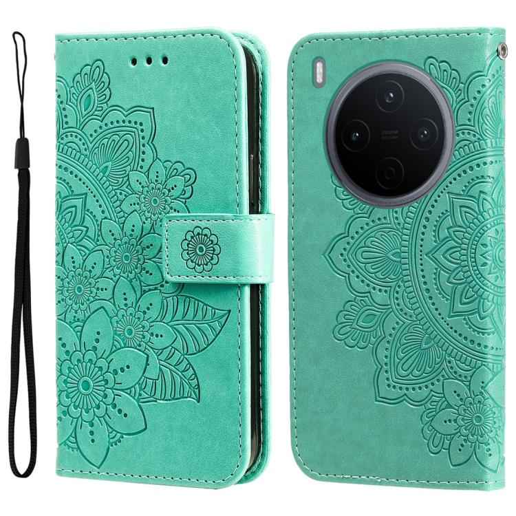 Seven-petal Flowers Embossing Leather Phone Case, For vivo Y500 Pro 5G, For vivo X300 Pro, For vivo X300, For vivo V60 Lite 4G / 5G, For vivo Y31 5G 2025, For vivo Y400 5G, For vivo V60 5G Global, For vivo Y400 Pro 5G / V40e / iQOO Z9s                 ...
