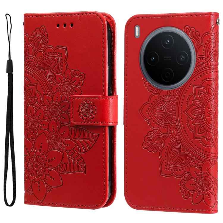 Seven-petal Flowers Embossing Leather Phone Case, For vivo Y500 Pro 5G, For vivo X300 Pro, For vivo X300, For vivo V60 Lite 4G / 5G, For vivo Y31 5G 2025, For vivo Y400 5G, For vivo V60 5G Global, For vivo Y400 Pro 5G / V40e / iQOO Z9s                 ...
