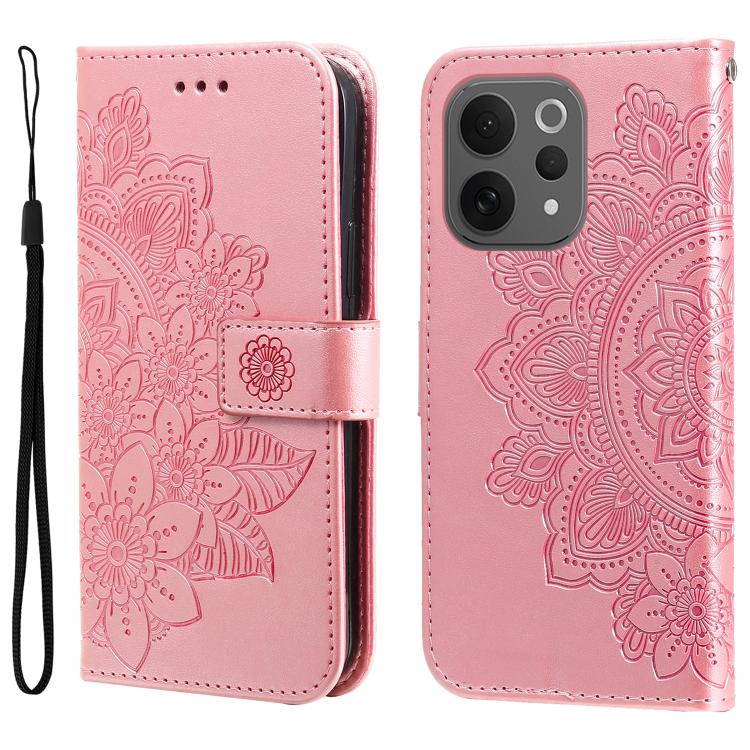 Seven-petal Flowers Embossing Leather Phone Case, For vivo Y600 Pro 5G, For vivo Y21 5G 2026 / vivo Y05 4G, For vivo V70 FE 5G, For vivo S50 5G / V70 5G, For vivo Y500 Pro 5G, For vivo X300 Pro, For vivo X300, For vivo V60 Lite 4G / 5G                 ...