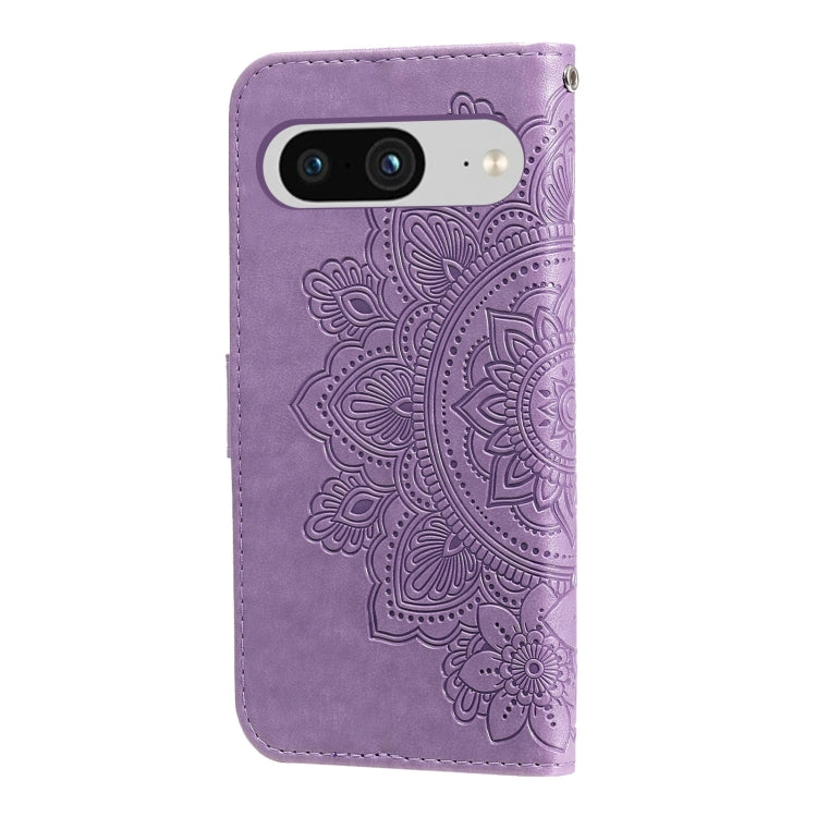 Seven-petal Flowers Embossing Leather Phone Case, For Google Pixel 8, For Google Pixel 7a, For Google Pixel 7 Pro, For Google Pixel  7