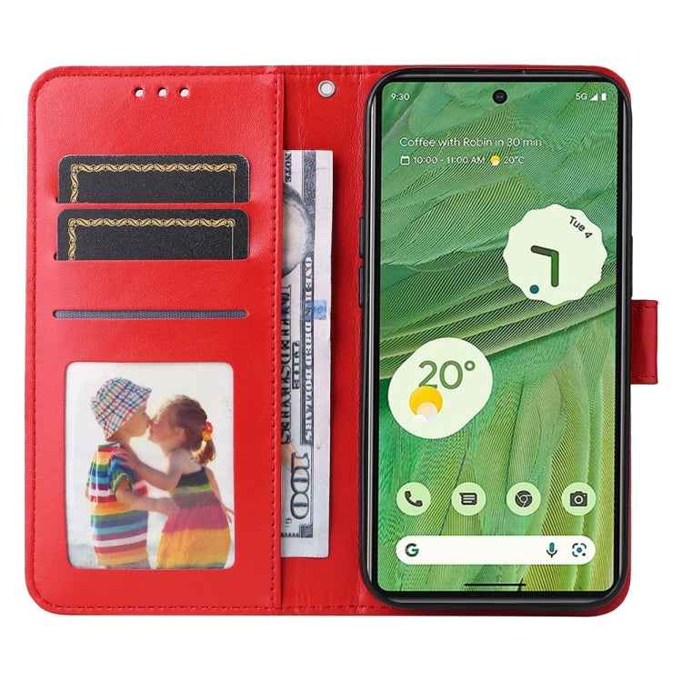 Embossed Sunflower Leather Phone Case, For Google Pixel 7