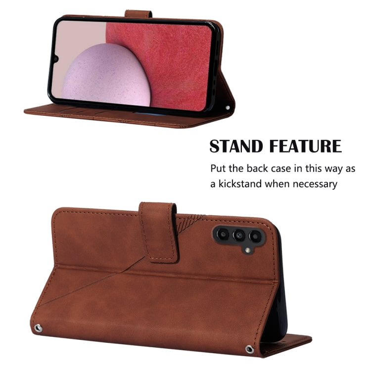 Crossbody 3D Embossed Flip Leather Phone Case, For Samsung Galaxy A25 5G / A24, For Samsung Galaxy A15, For Samsung Galaxy Z Fold5 5G, For Samsung Galaxy Z Flip5 5G, For Samsung Galaxy S23 FE 5G, For Samsung Galaxy A05, For Samsung Galaxy A05s