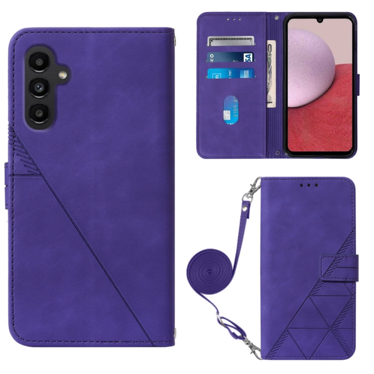 Crossbody 3D Embossed Flip Leather Phone Case, For Samsung Galaxy A25 5G / A24, For Samsung Galaxy A15, For Samsung Galaxy Z Fold5 5G, For Samsung Galaxy Z Flip5 5G, For Samsung Galaxy S23 FE 5G, For Samsung Galaxy A05, For Samsung Galaxy A05s