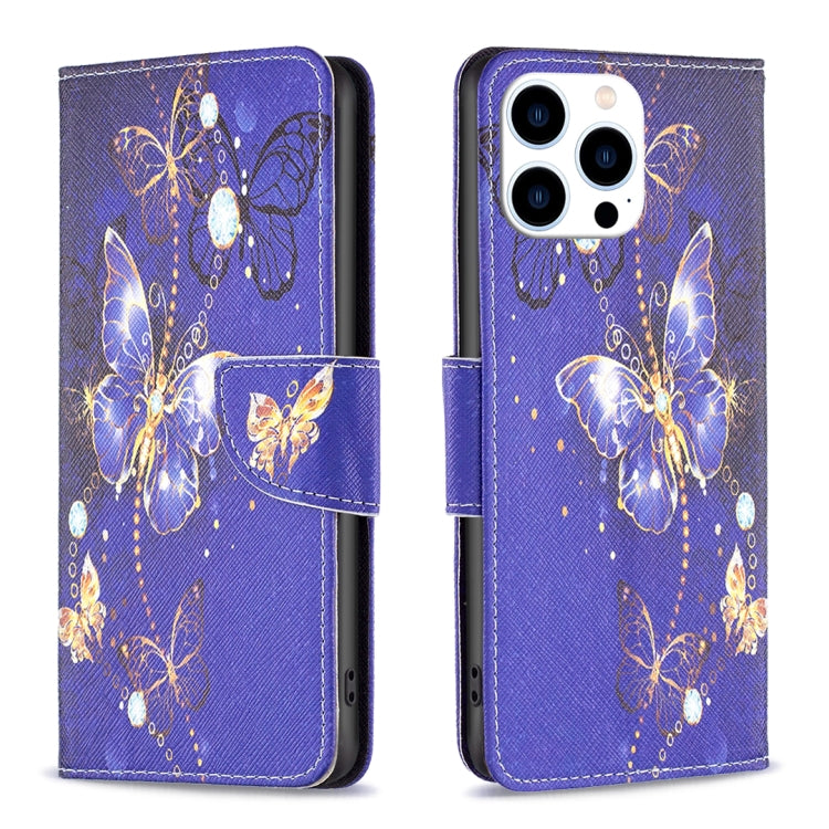 Colored Drawing Pattern Flip Leather Phone Case