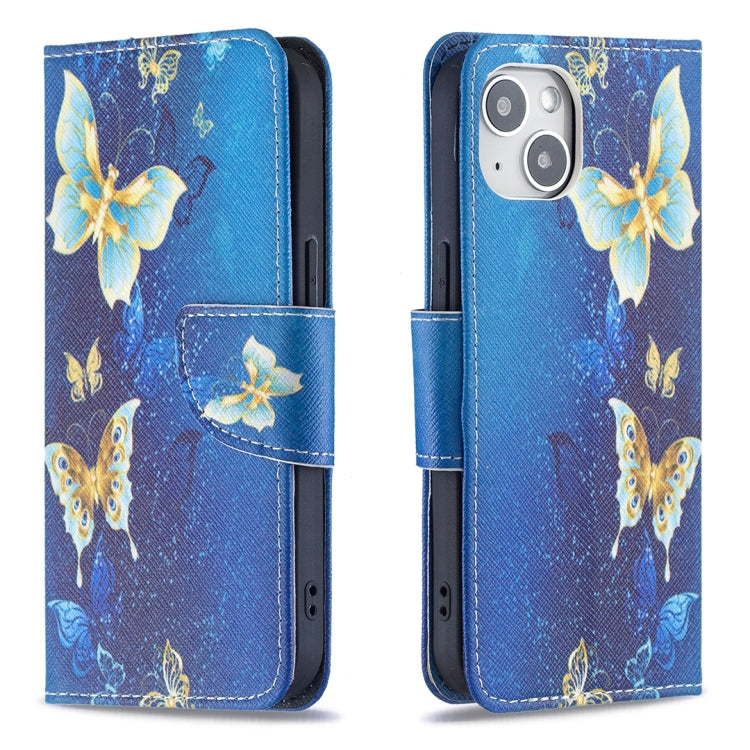 Colored Drawing Pattern Flip Leather Phone Case