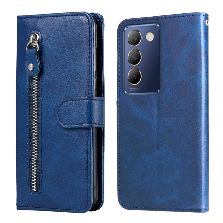 Fashion Calf Texture Zipper Leather Phone Case, For vivo Y300 Pro, For vivo Y38 5G / T3x 5G Global, For vivo Y100 IDN / Y200e 5G Global, For vivo Y03 4G, For vivo Y200 / V29e Global, For vivo Y17s, For vivo Y36 4G / 5G Global, For vivo Y78 5G Global