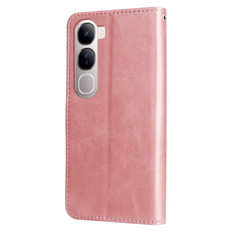 Fashion Calf Texture Zipper Leather Phone Case, For vivo V40 Lite 4G / 5G IDN, For vivo Y300 Pro, For vivo Y38 5G / T3x 5G Global, For vivo Y100 IDN / Y200e 5G Global, For vivo Y03 4G, For vivo Y200 / V29e Global, For vivo Y17s                         ...