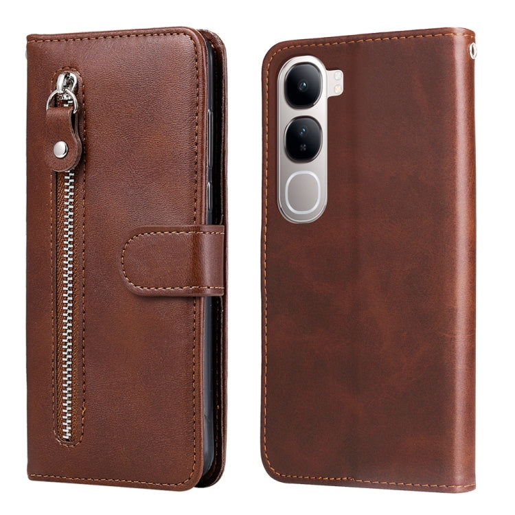 Fashion Calf Texture Zipper Leather Phone Case, For vivo S20 Pro, For vivo Y19s, For vivo X200, For vivo X200 Pro mini, For vivo X200 Pro, For vivo V40 Lite 4G / 5G IDN, For vivo Y300 Pro, For vivo Y38 5G / T3x 5G Global                                ...