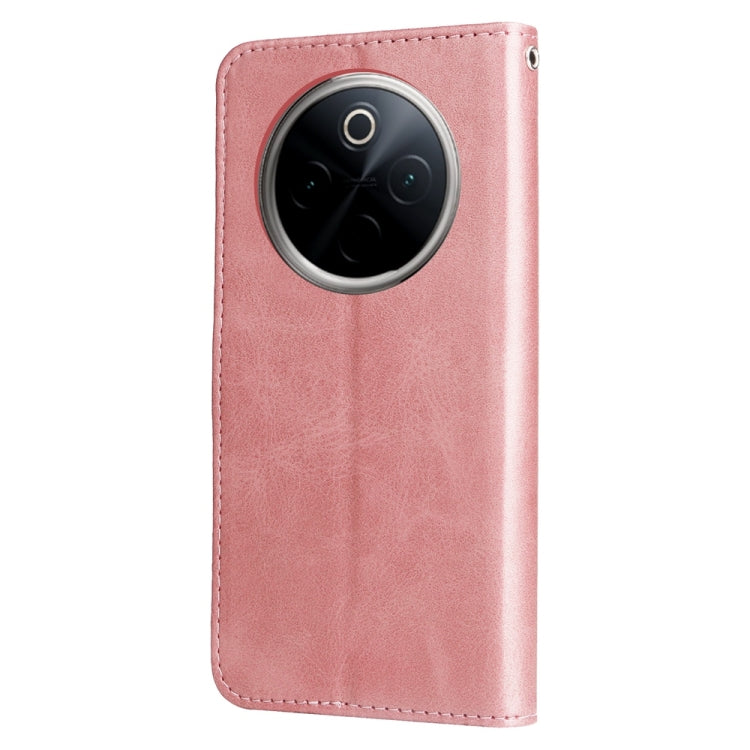 Fashion Calf Texture Zipper Leather Phone Case, For vivo Y300 Pro, For vivo Y38 5G / T3x 5G Global, For vivo Y100 IDN / Y200e 5G Global, For vivo Y03 4G, For vivo Y200 / V29e Global, For vivo Y17s, For vivo Y36 4G / 5G Global, For vivo Y78 5G Global