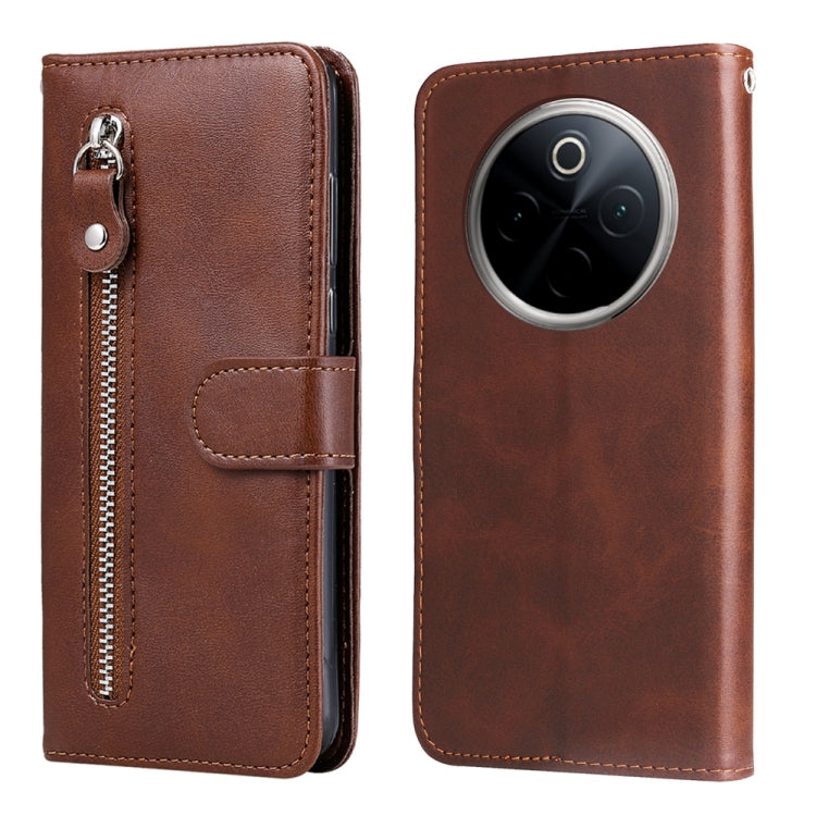 Fashion Calf Texture Zipper Leather Phone Case, For vivo Y300 Pro, For vivo Y38 5G / T3x 5G Global, For vivo Y100 IDN / Y200e 5G Global, For vivo Y03 4G, For vivo Y200 / V29e Global, For vivo Y17s, For vivo Y36 4G / 5G Global, For vivo Y78 5G Global
