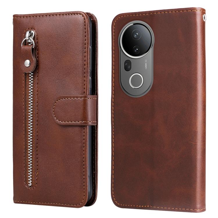 Fashion Calf Texture Zipper Leather Phone Case, For vivo S20 Pro, For vivo Y19s, For vivo X200, For vivo X200 Pro mini, For vivo X200 Pro, For vivo V40 Lite 4G / 5G IDN, For vivo Y300 Pro, For vivo Y38 5G / T3x 5G Global                                ...